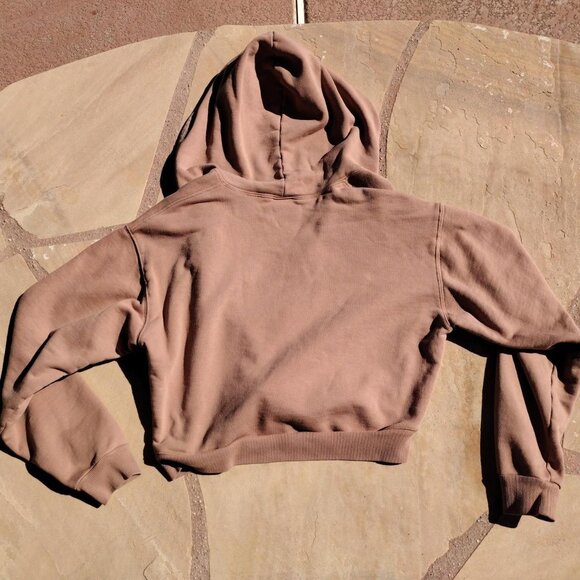 Skims Women's Brown and Tan Hoodie - Picture 4 of 4